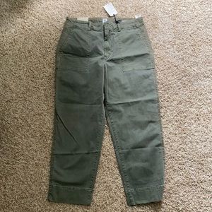 GAP Factory high rise girlfriend stretch chinos